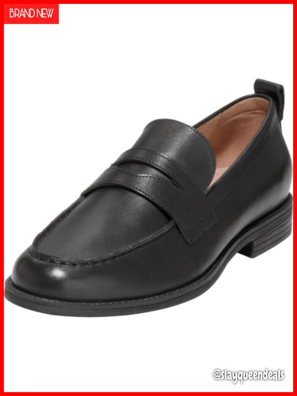 Leather Penny Loafers Business Casual Slip-On Comfort Shoes
